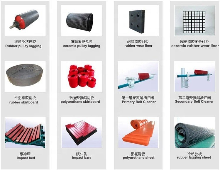 Herringbone Cn Bonding Layer Ceramic Rubber Drum Conveyor Pulley Lagging Price Manufacturer