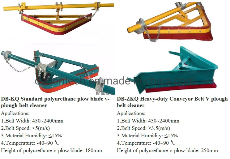 Conveyor Return Belt V-Plough Belt Cleaner dB-Kq