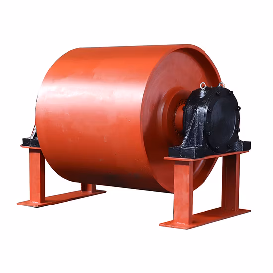 Förderbandrolle, keramikbeschichtete Rolle, Keramiktrommel, Gummibelag