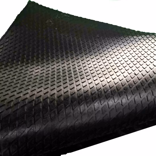 Gemusterte Gummiplatte für Förderbandrollen
