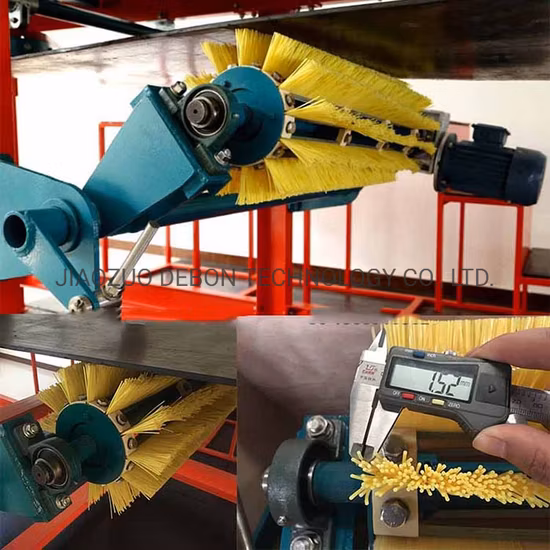 Chevron-Bandförderer, rotierender Rollenbürsten-Bandreiniger